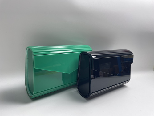 Lucite clutches