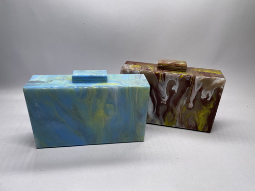 Lucite clutches