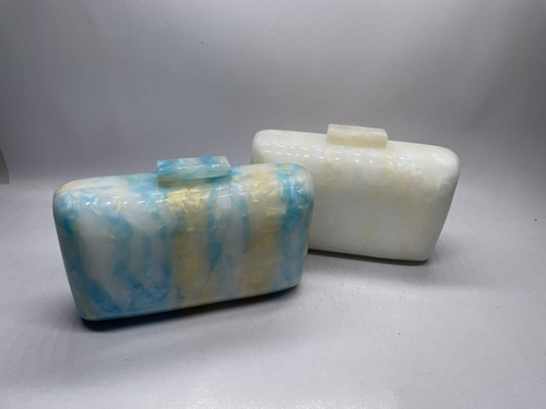 Lucite clutches