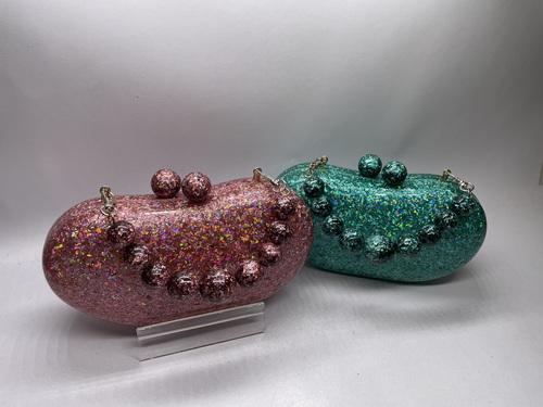 Lucite clutches