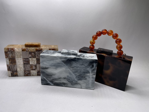 Lucite clutches