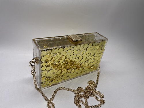 Lucite clutches