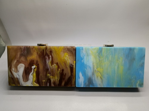 Lucite clutches