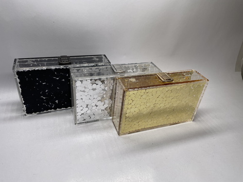 Lucite clutches