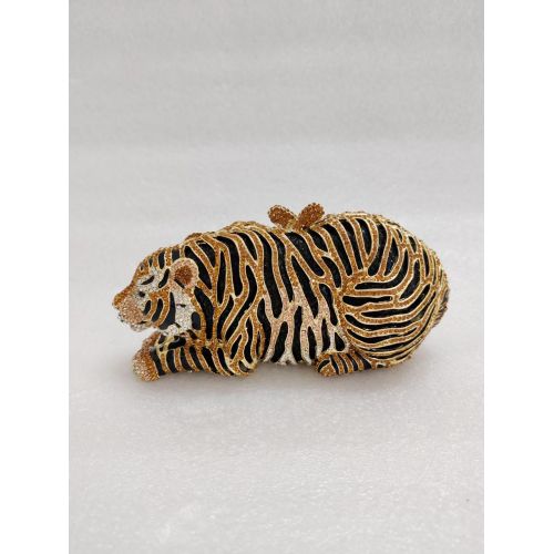 tiger crystal clutches