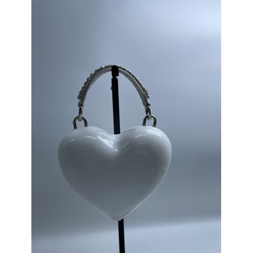 heart shaped lucite clutches